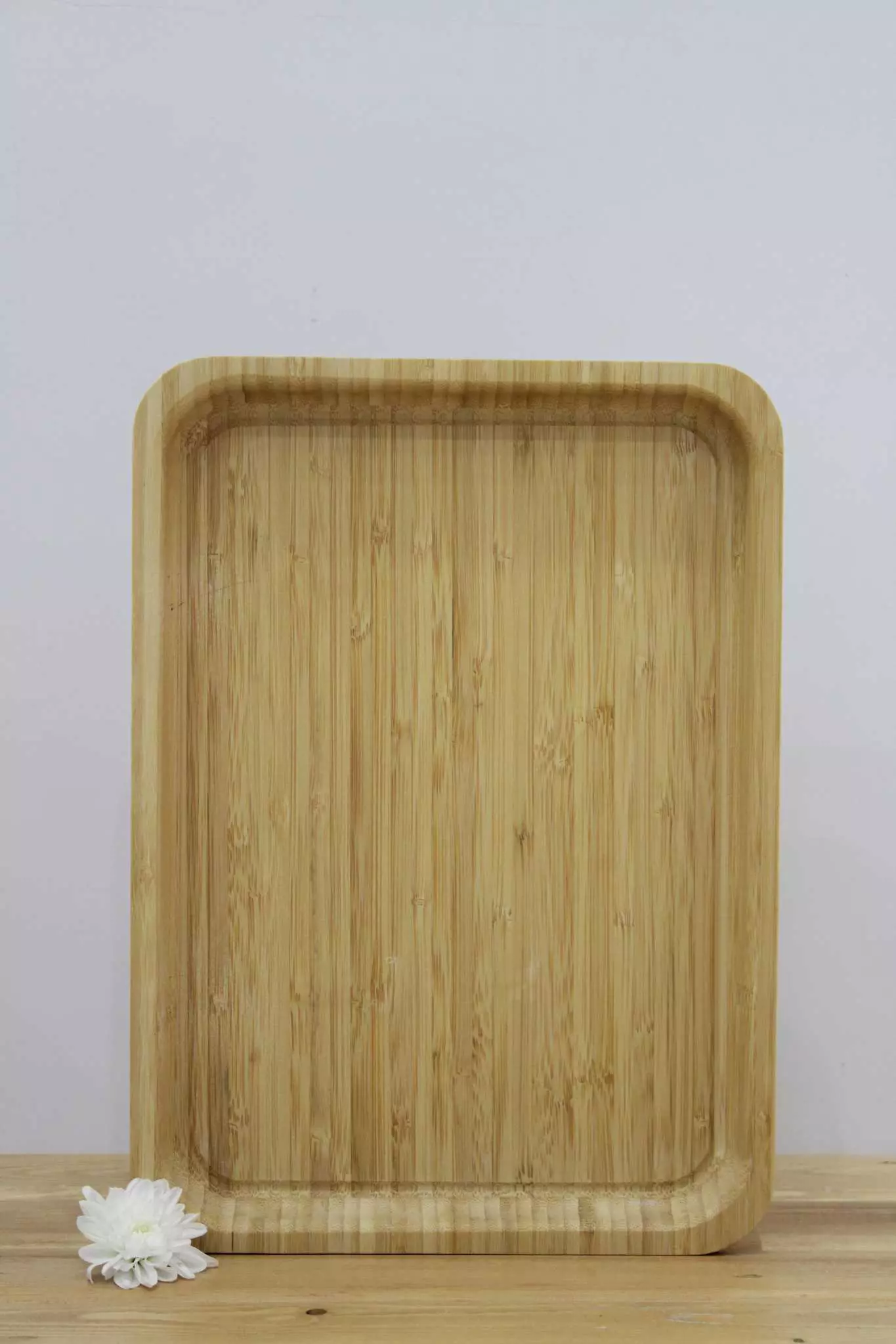 سینی لبه دار مستطیل بامبو
